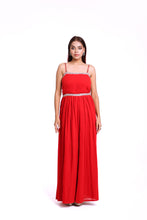 Load image into Gallery viewer, Sasha Beaded Strap Dress | Red
