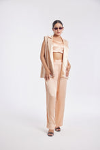 Load image into Gallery viewer, Peach fuzz | 3 Piece Jacket Set | Half Jacket
