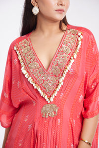 Issa Kaftan | Silk Crepe | Dabka Work