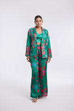 Load image into Gallery viewer, Tropical Print | 3 Jacket Set | Zari Work
