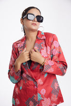 Load image into Gallery viewer, Red Valentine | 3 Jacket Set | Zari Work
