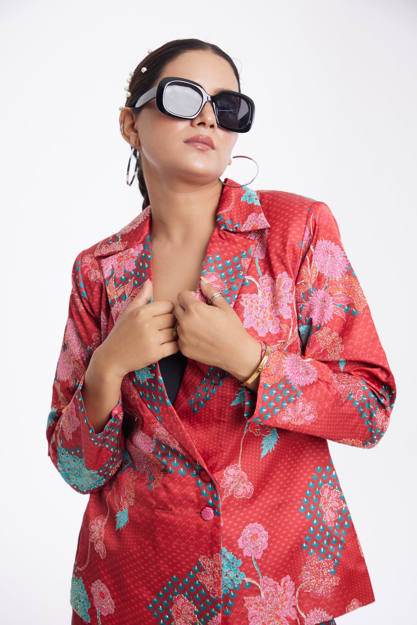 Red Valentine | Jacket  | Zari Work