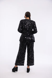 Cat Suit | 3 Jacket Set | Big Sequins